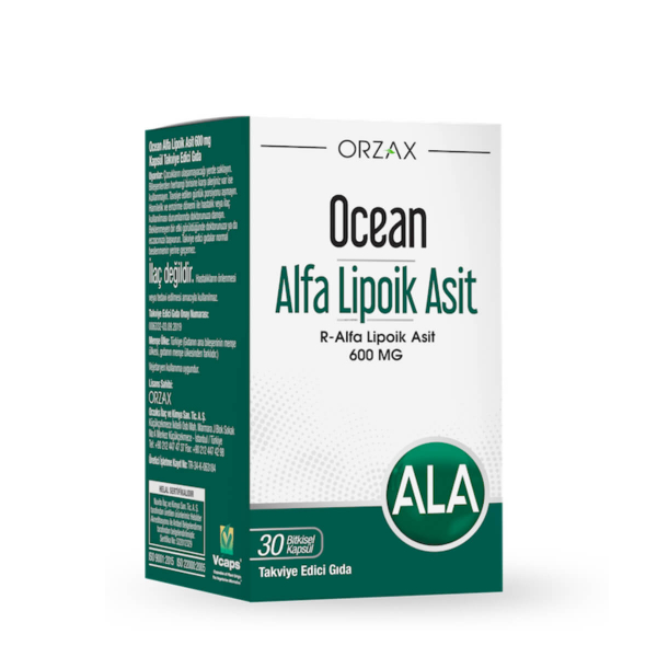 Ocean Alfa Lipoik Asit 600 mg 30 Tablet