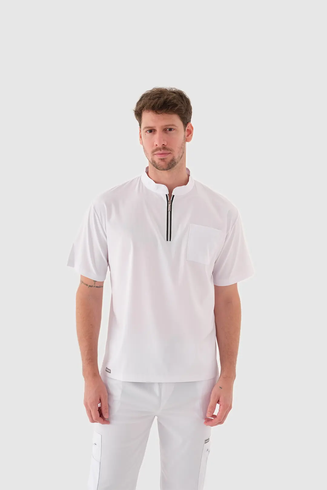 OCEAN -  Beyaz Erkek Üst Üniforma - 3