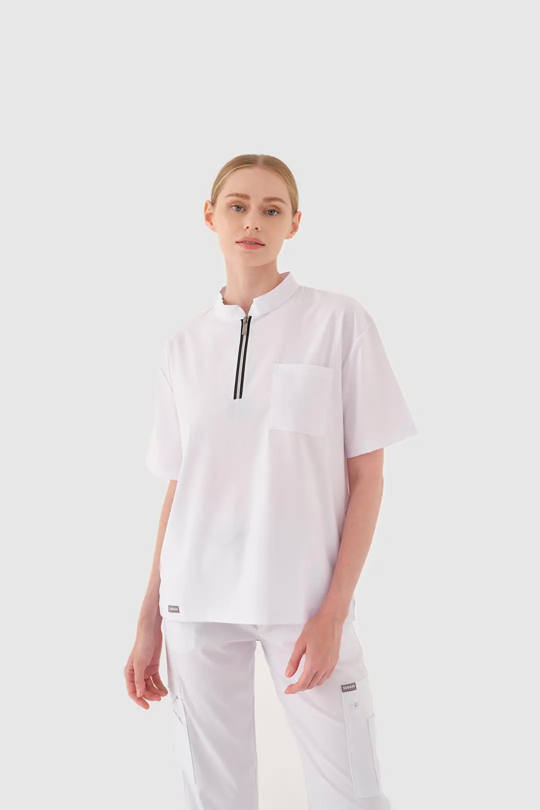 OCEAN - Beyaz Kadın Üst Üniforma - 3