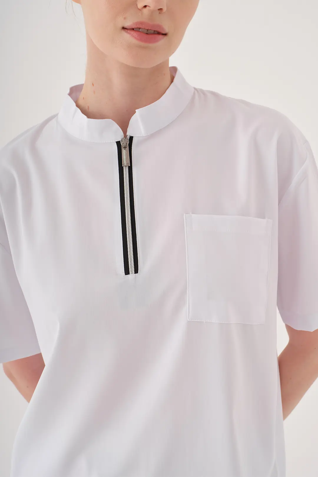 OCEAN - Beyaz Kadın Üst Üniforma - 4