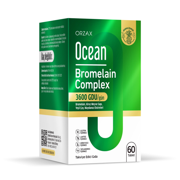 Ocean Bromelain Complex  60 Kapsül