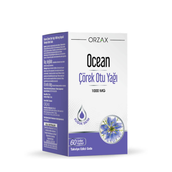 Ocean Çörek Otu Yağı 1000 Mg 60 Kapsül