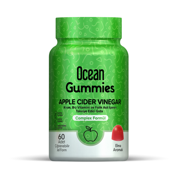 Ocean Gummies Apple Cider Vinegar 60 Adet