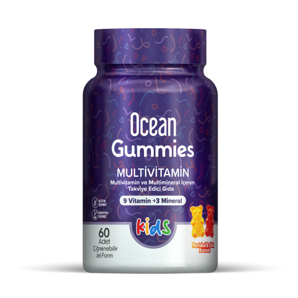 Ocean Gummies Multivitamin Kids 60 Adet