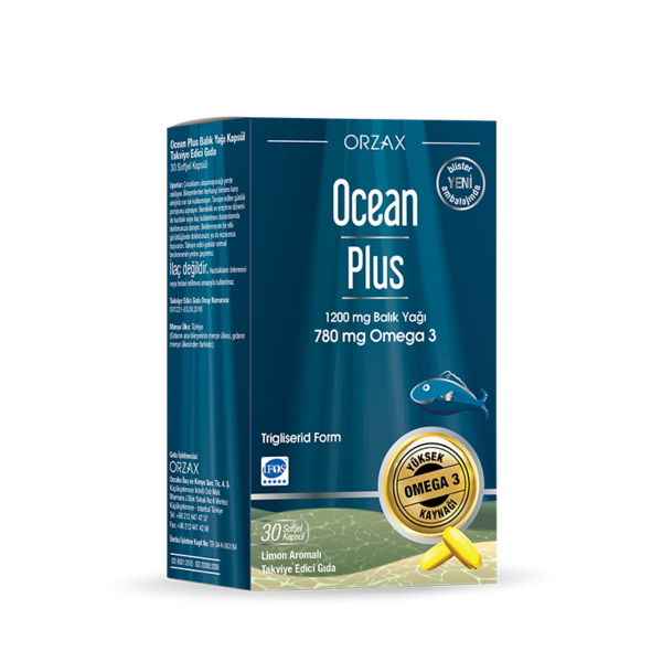 Ocean Plus Omega 3 1200 mg  30 Kapsül