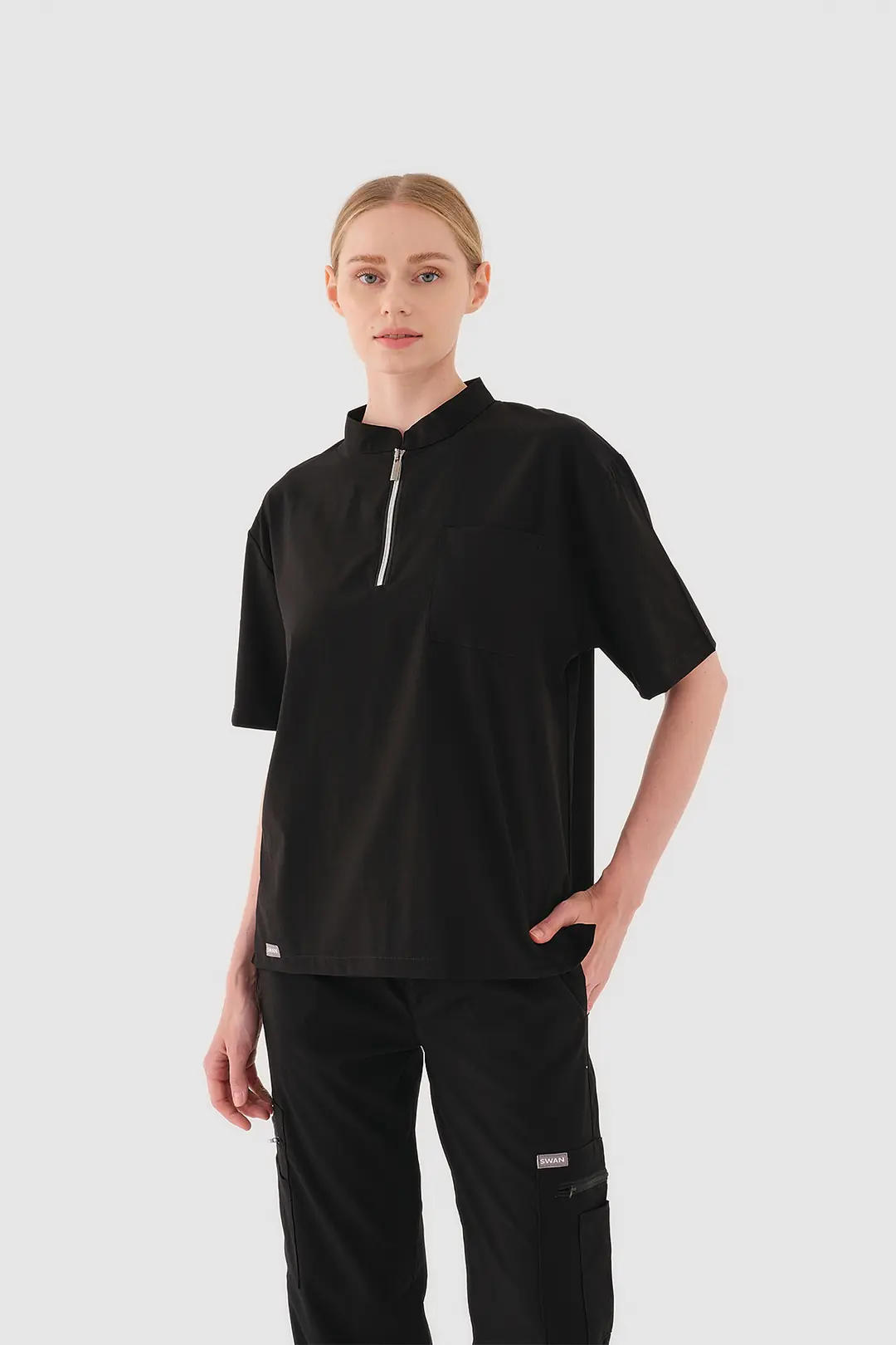 OCEAN - Siyah Kadın Üst Üniforma