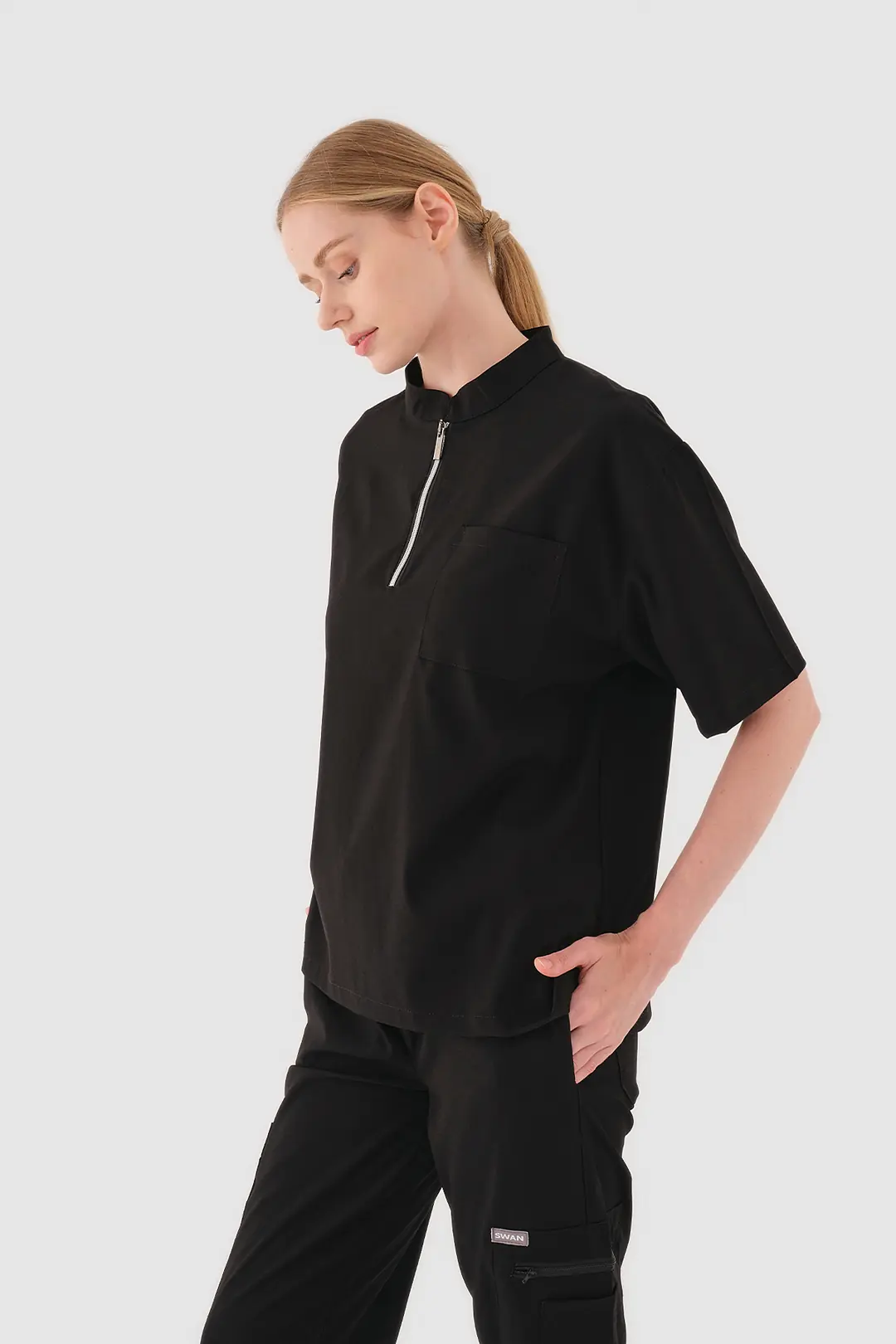 OCEAN - Siyah Kadın Üst Üniforma - 3