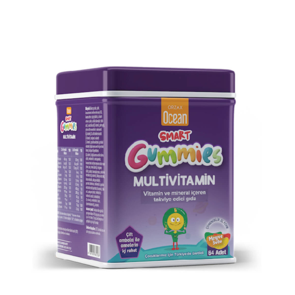 Ocean Smart Gummies Multivitamin Çiğnenebilir  64 Tablet