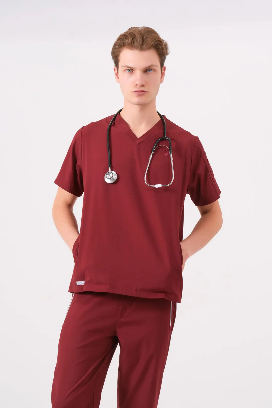 OCTOVIA - BORDO ERKEK ÜST ÜNİFORMA