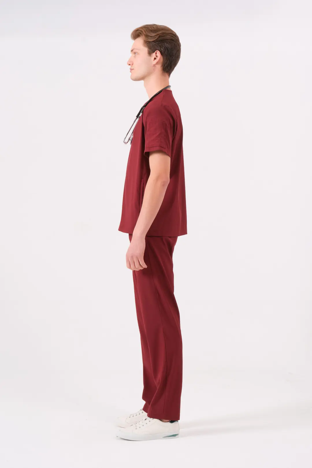 OCTOVIA - BORDO ERKEK ÜST ÜNİFORMA - 7