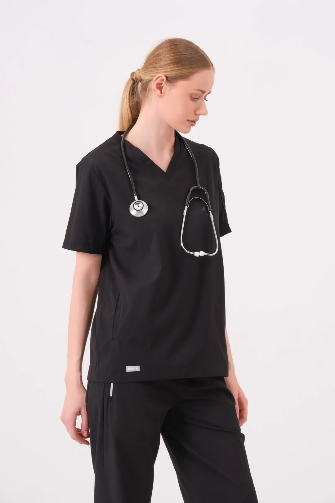 OCTOVIA - SİYAH KADIN ÜST ÜNİFORMA - 3