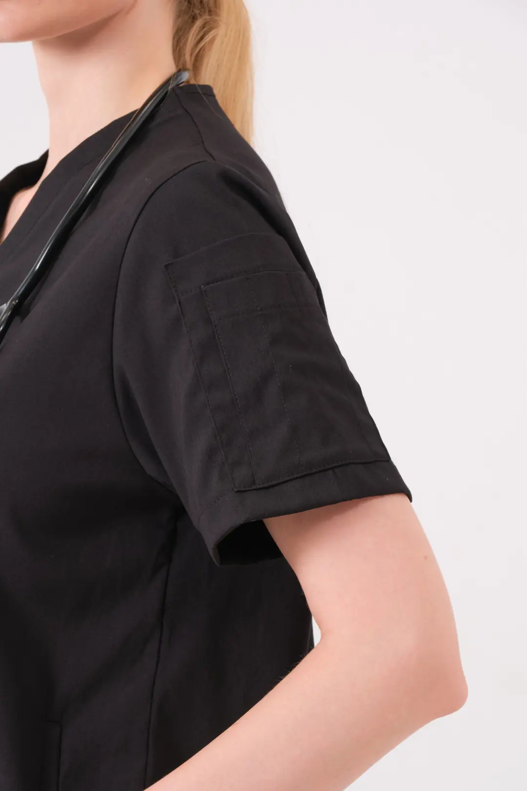 OCTOVIA - SİYAH KADIN ÜST ÜNİFORMA - 5