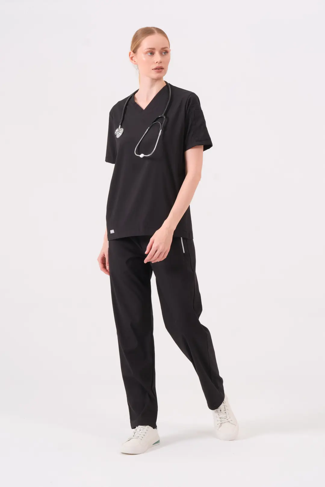 OCTOVIA - SİYAH KADIN ÜST ÜNİFORMA - 6