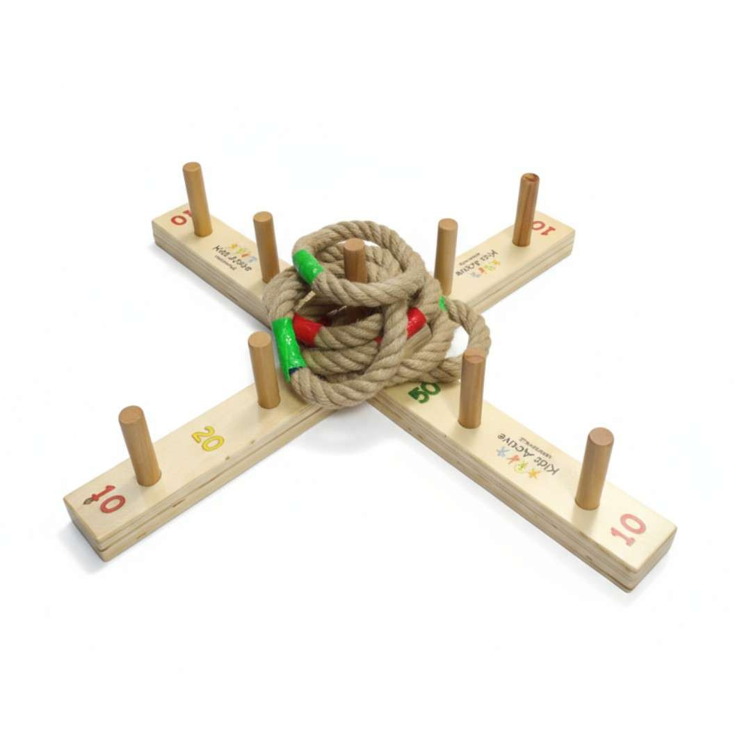 Wooden Ring Toss Scored