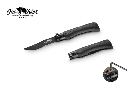 Antonini Old Bear 8cm Siyah Saplı Combo M Çakı