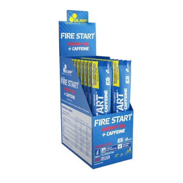 Olimp Fire Start Energy Gel + Caffeine 36 Gr x Tropikal Meyve 20 Adet