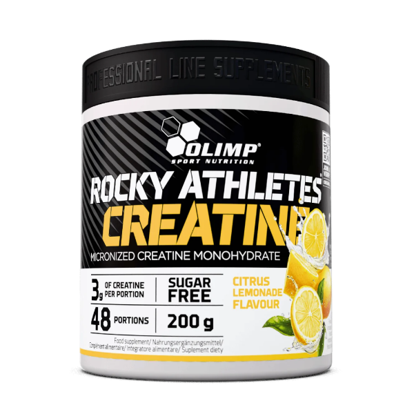 Olimp Rocky Athlete Creatine Monohydrate Powder Citrus Lemonade 200 gr