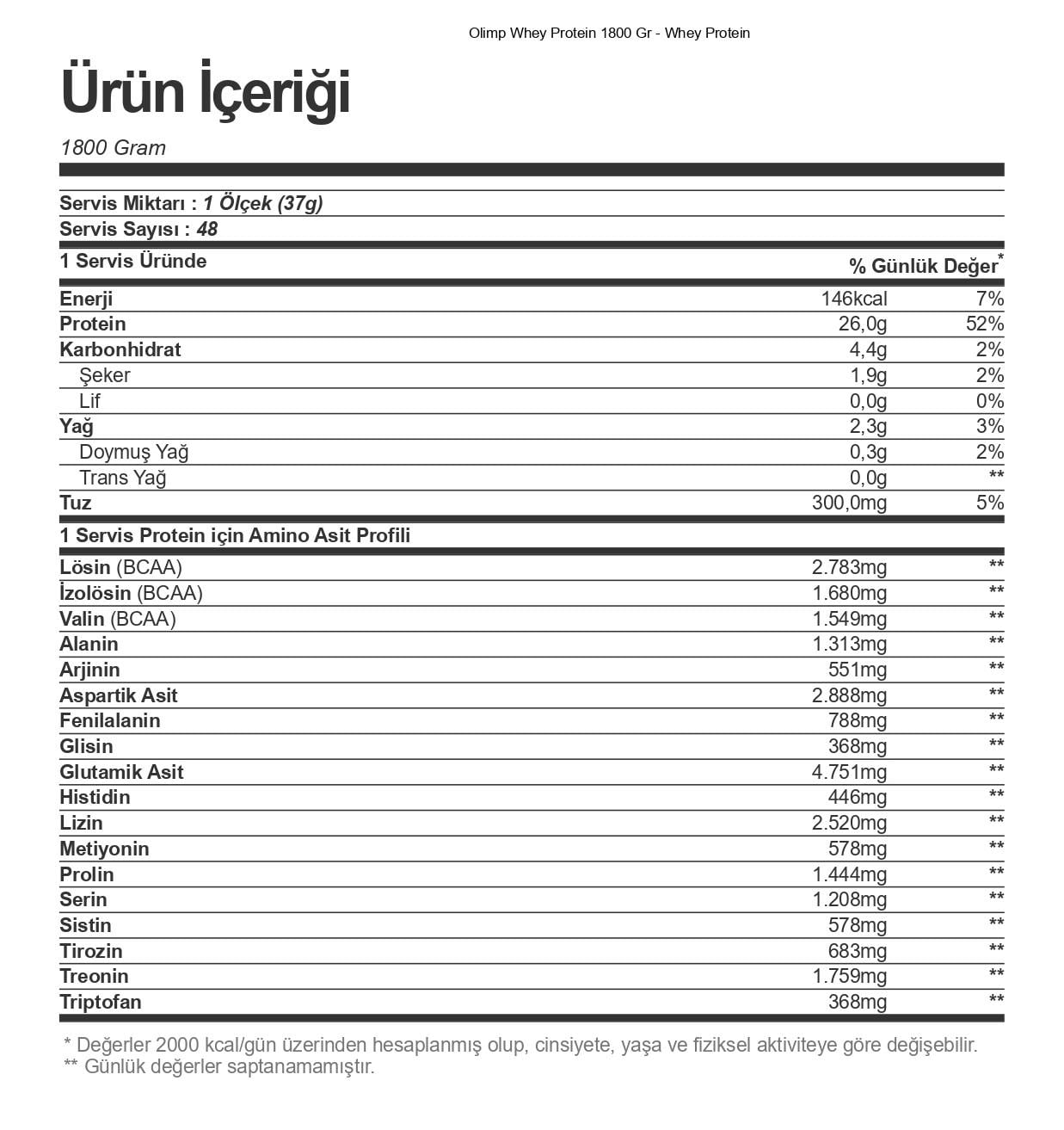 Olimp Whey Protein Complex 700gr Protein Tozu - 3