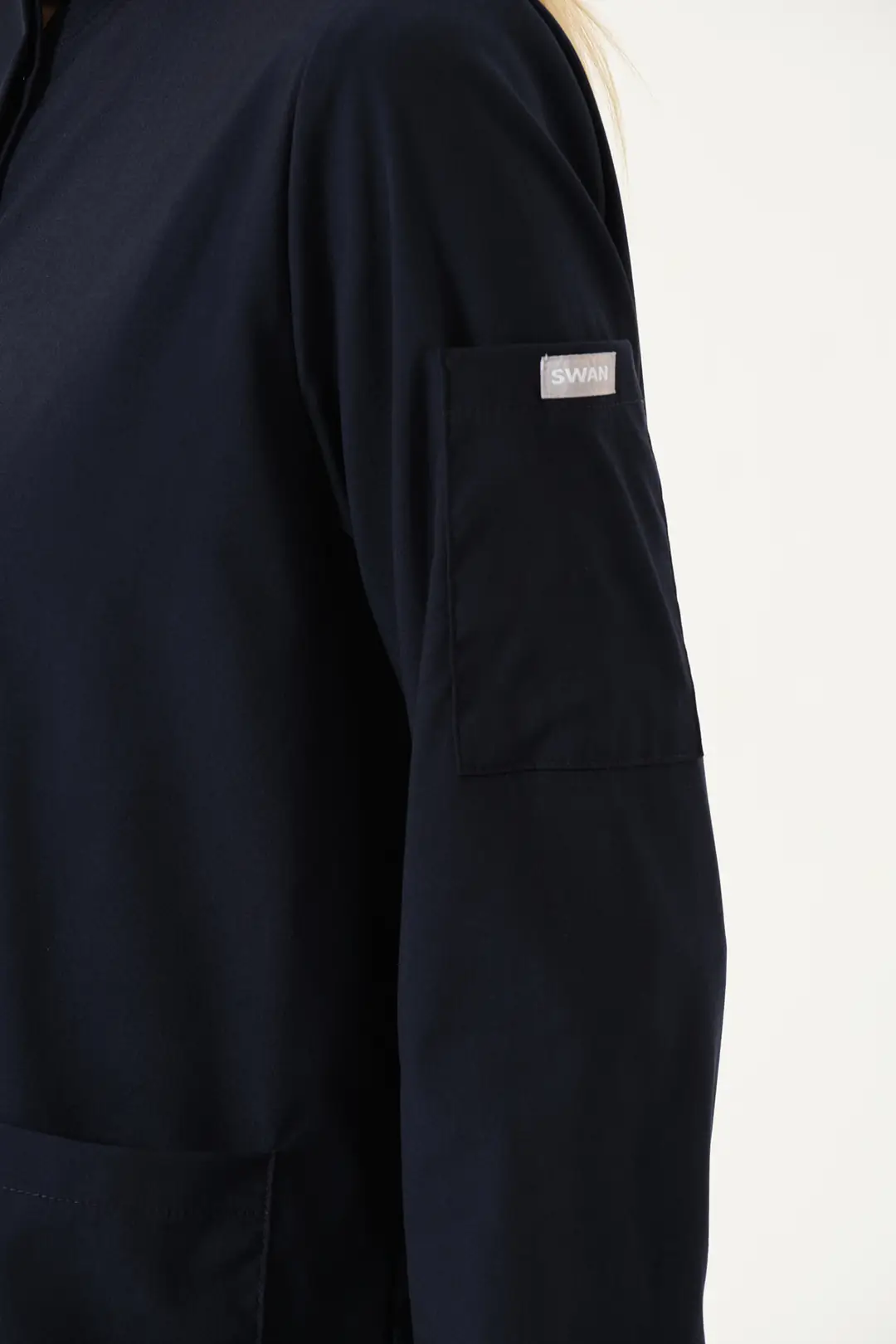 OLIVIA - Gece Mavisi Tesettür Üst Üniforma (DIAMOND) - 4