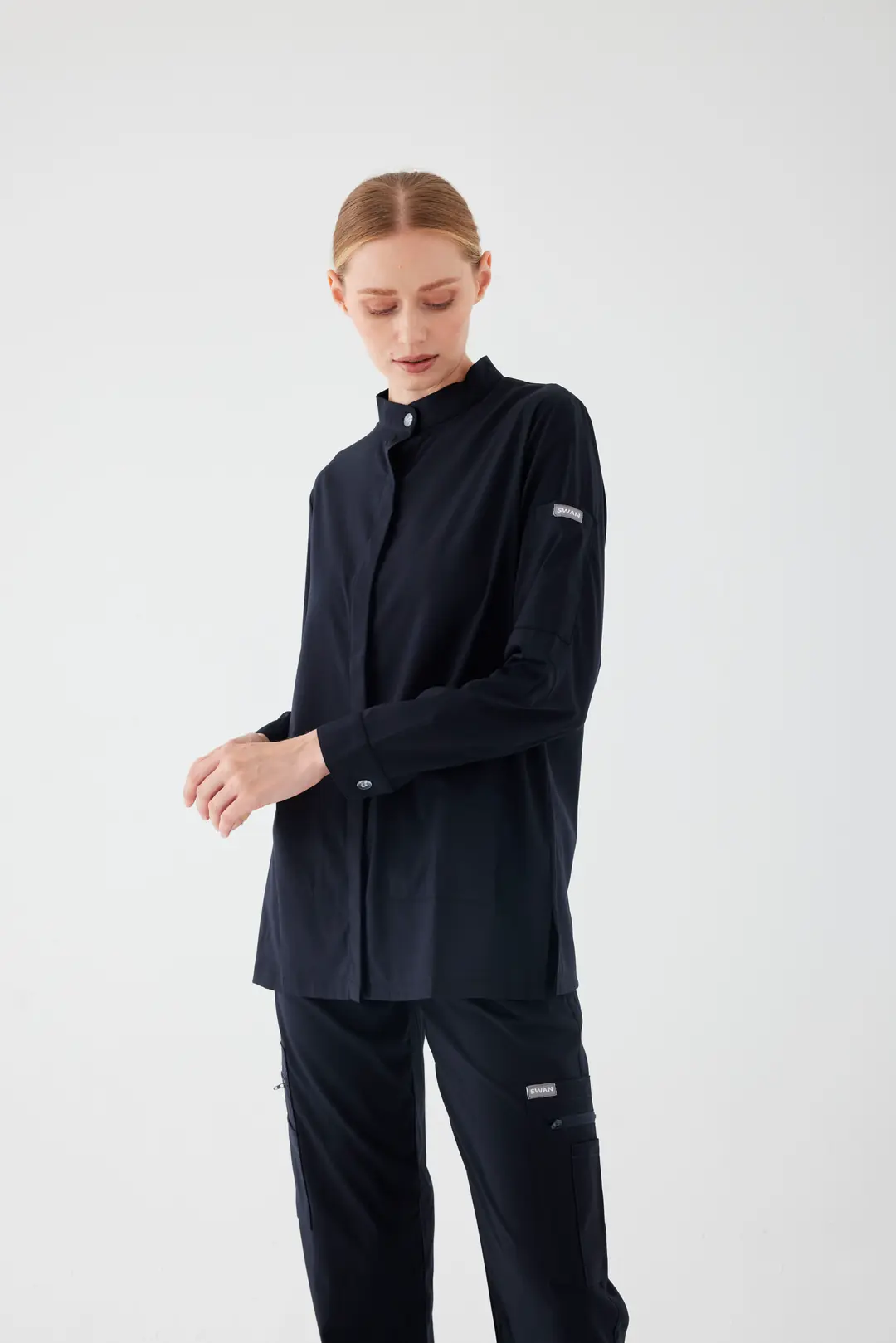 OLIVIA - Koyu Lacivert Tesettür Üst Üniforma - 3