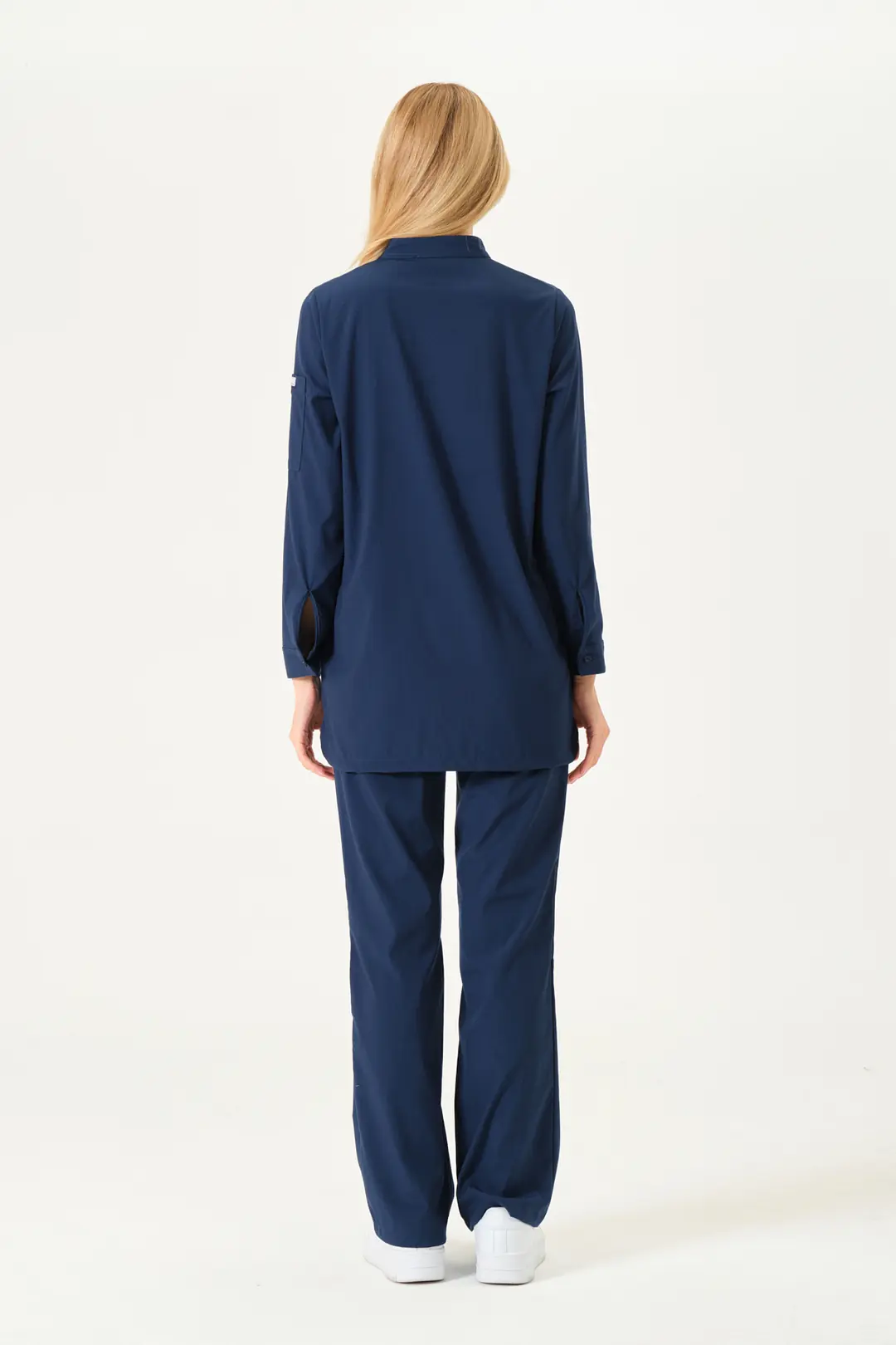 OLIVIA - Lacivert Tesettür Üst Üniforma (DIAMOND) - 6