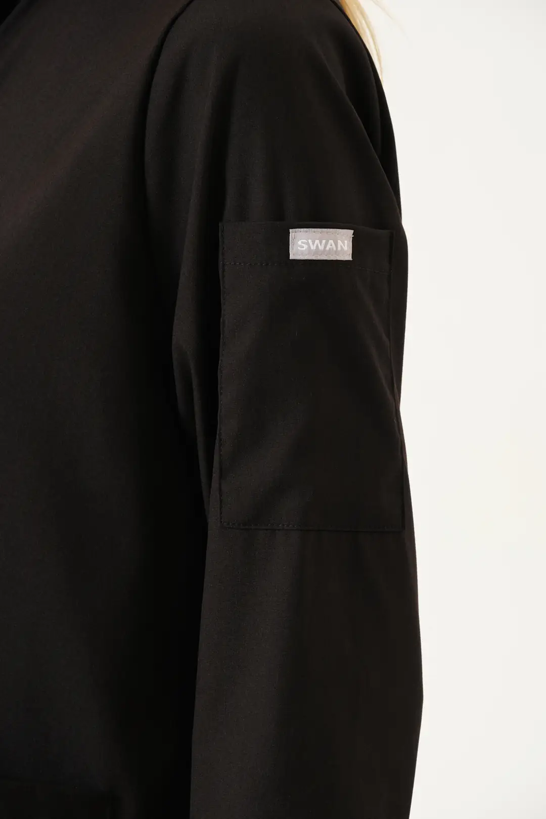 OLIVIA - Siyah Tesettür Üst Üniforma (DIAMOND) - 6