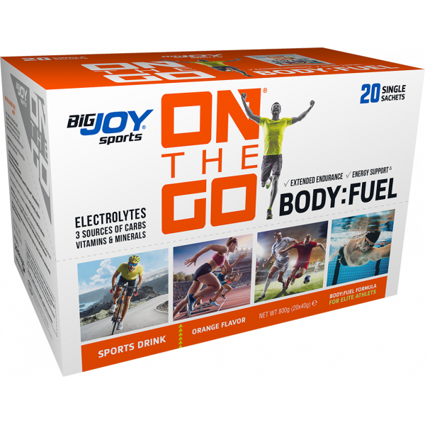 On The Go Body Fuel Sports Drink 40 Gr x Portakal 20 Saşe