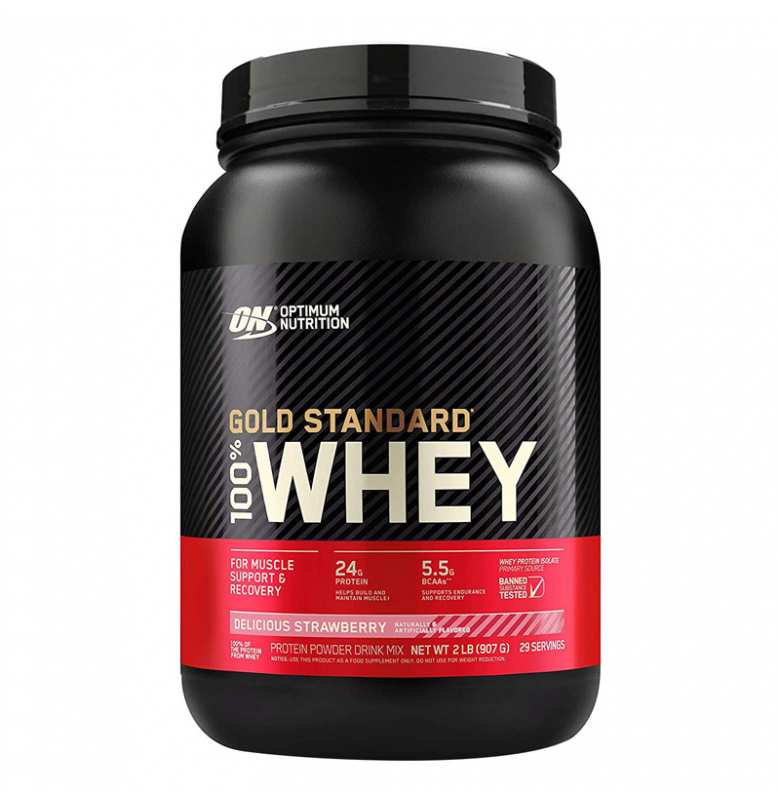 Optimum Nutrition Gold Standard Whey Protein Çilek 900 gram
