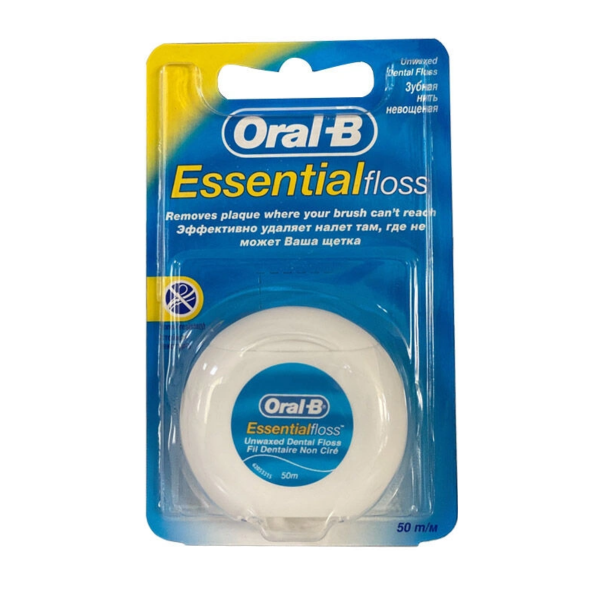 Oral-B Essential Floss Mumsuz Diş İpi 50m