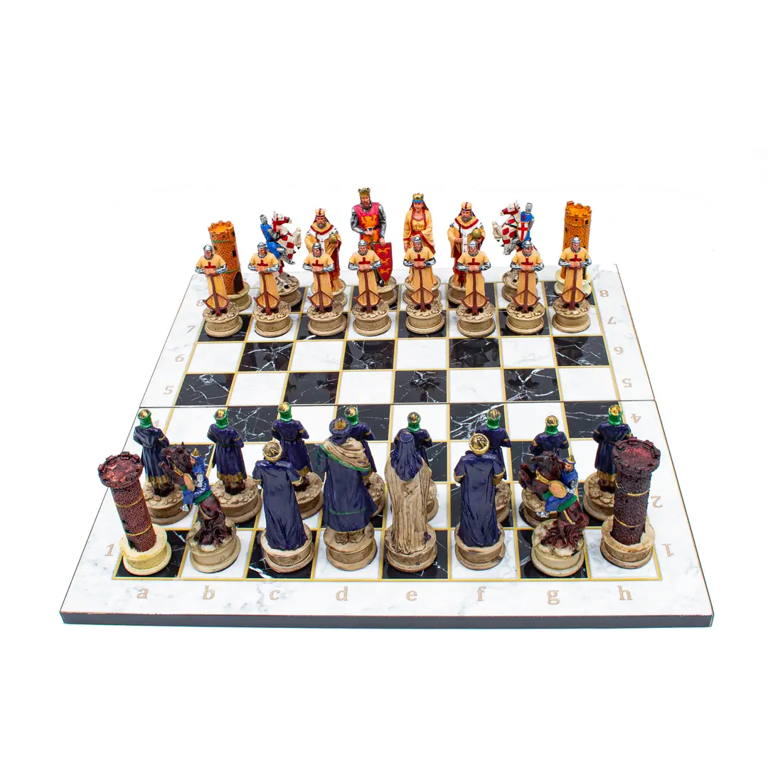 Osmanlı Haçlılar Boyaması Satranç MERDUZ44BOSM - 7