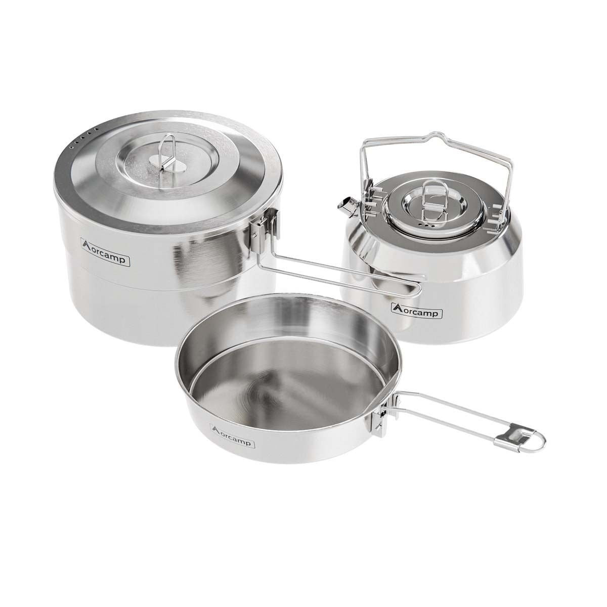 Orcamp IronChef Çelik Mutfak Seti