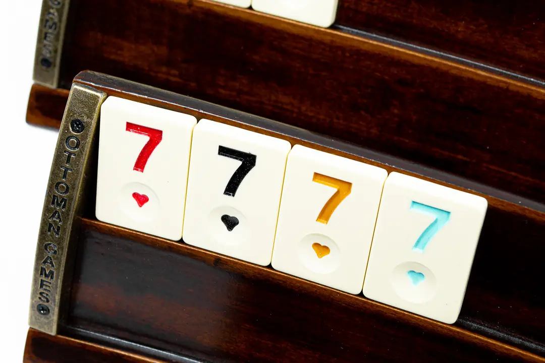 Oval Ahşap Okey Tavla OVLOK50-4-