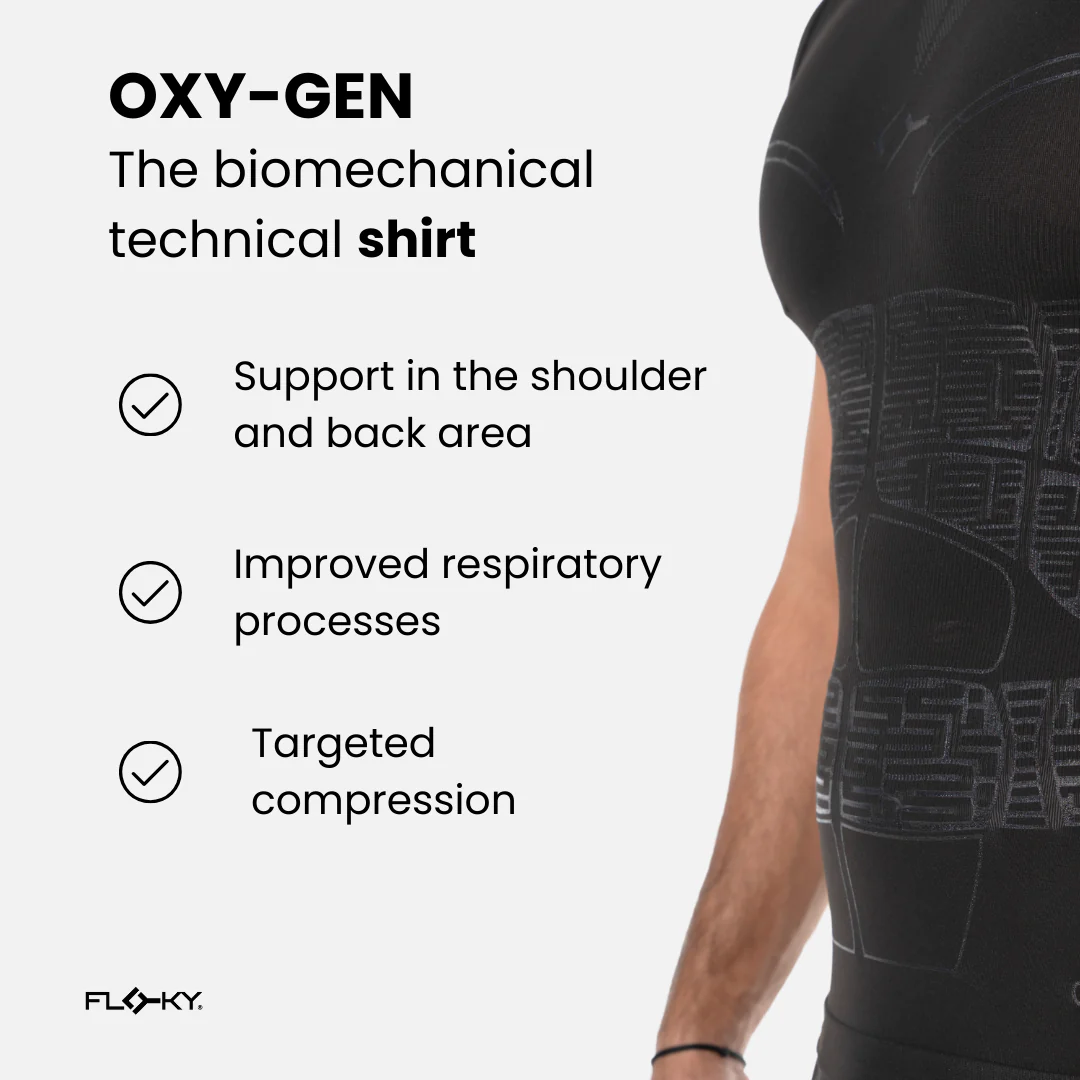 OXY-GEN – Biyomekanik Performans Tişörtü Beyaz - 3