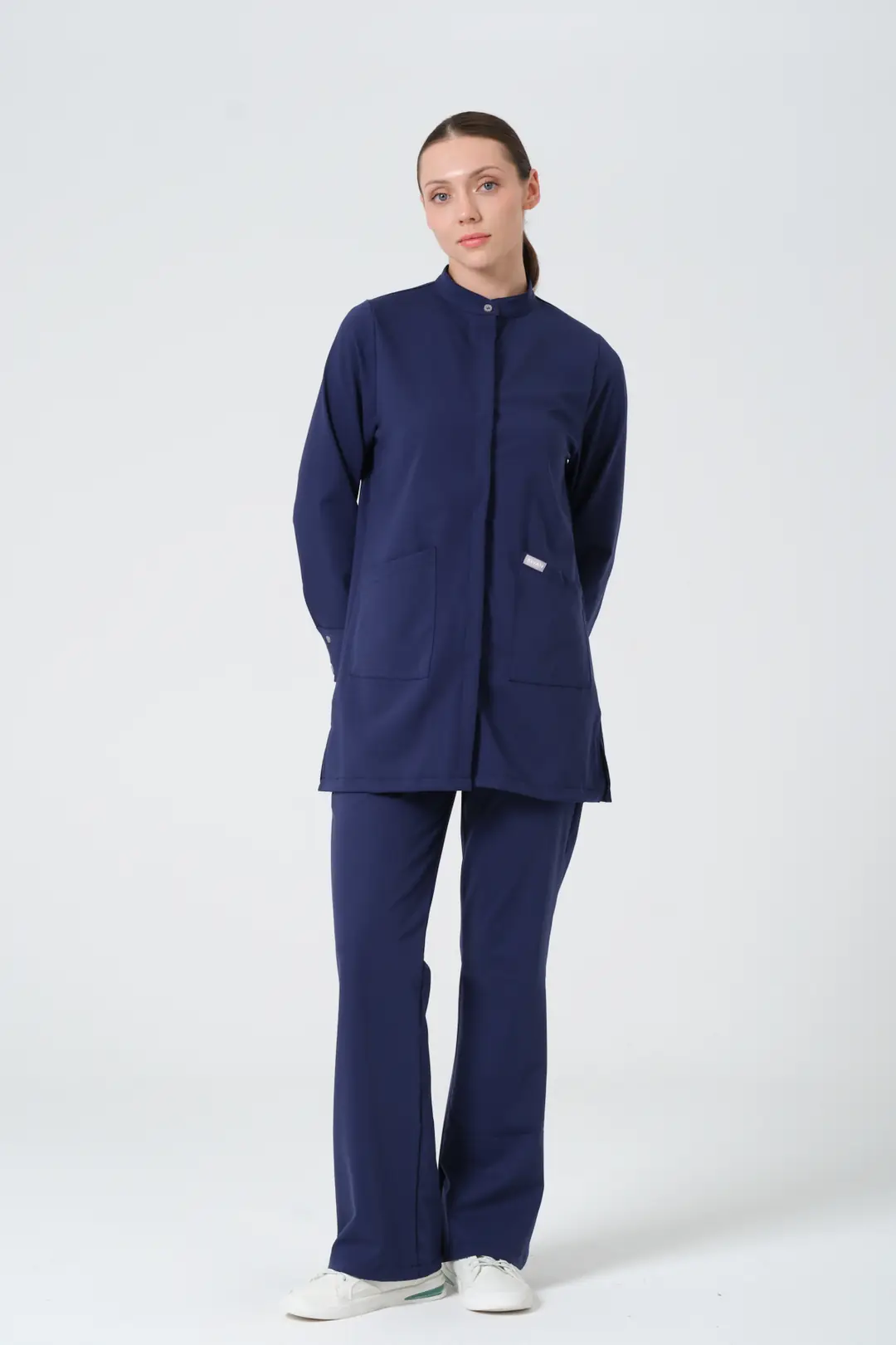 PATRIOT BLUE -HEMŞİRE TESETTÜR ÜST ÜNİFORMA  (ELITE) - 3