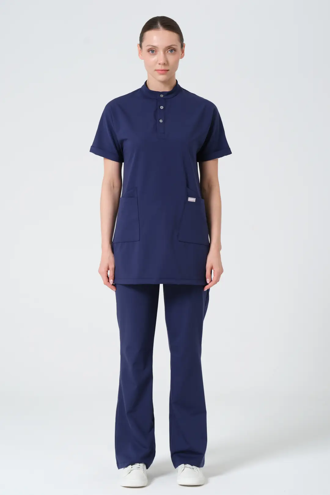 PATRIOT BLUE (LACİVERT)  HEMŞİRE İSPANYOL PAÇA ALT ÜNİFORMA (ELITE) - 5