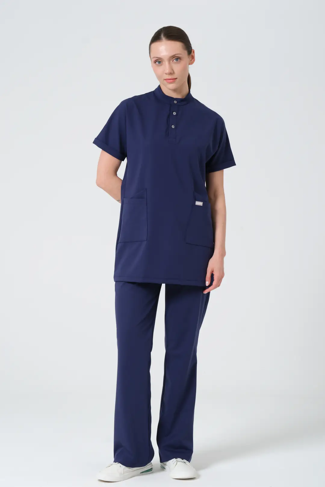 PATRIOT BLUE (LACİVERT) HEMŞİRE TESETTÜR ÜST ÜNİFORMA (ELITE) - 5