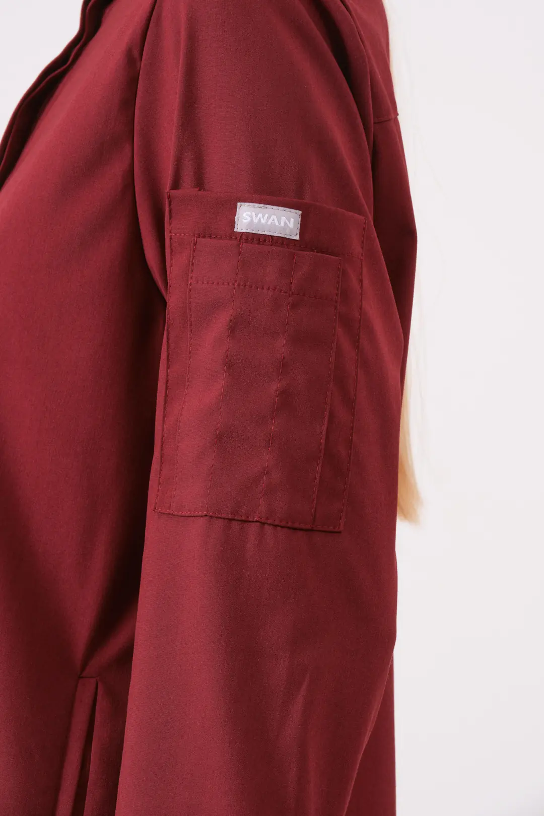 PERLA - BORDO KADIN TESETTÜR ÜST ÜNİFORMA - 4