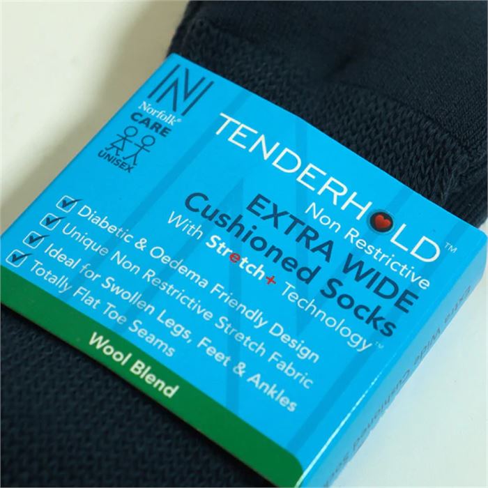 PETER Yün Stretch+ Teknolojisine Sahip Tam Yastıklı Ekstra Genişleyen Çorap 2 Çift Paket Gri - 4