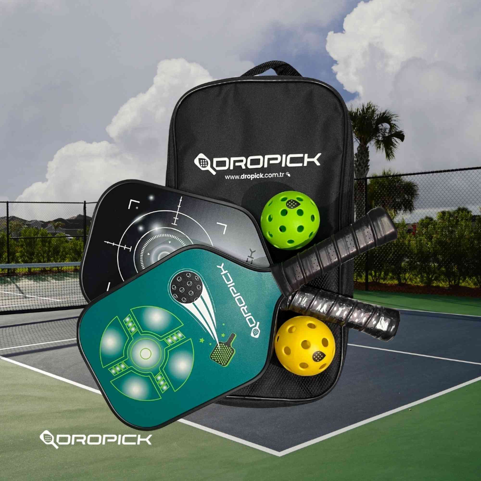 Pickleball Integrity Elite Serisi Çift Taraflı Carbon Fiber Pickleball Raketi - 3
