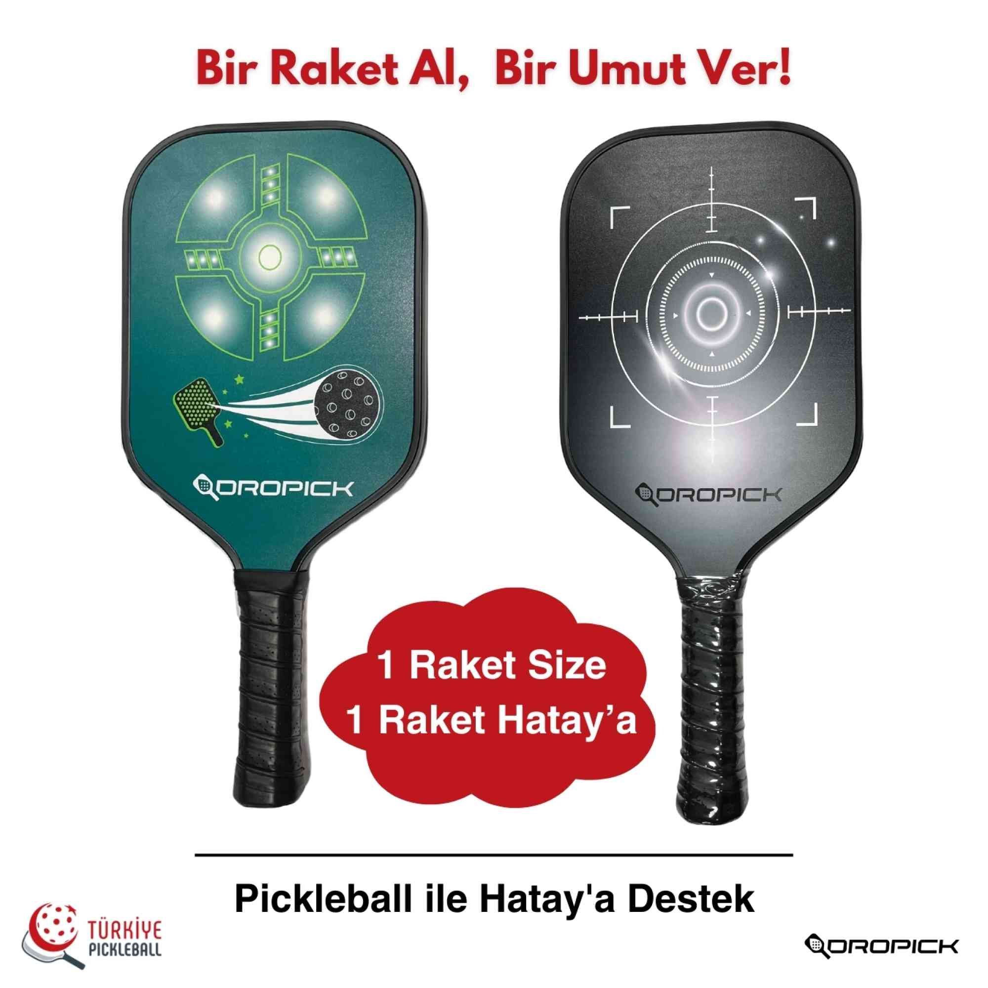Pickleball Integrity Elite Serisi Çift Taraflı Fiber Glass Pickleball Raketi