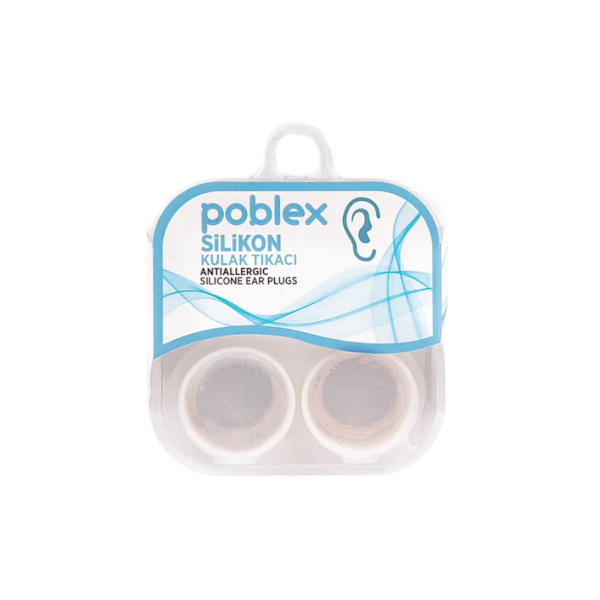 Poblex Silikon Kulak Tıkacı 2'li