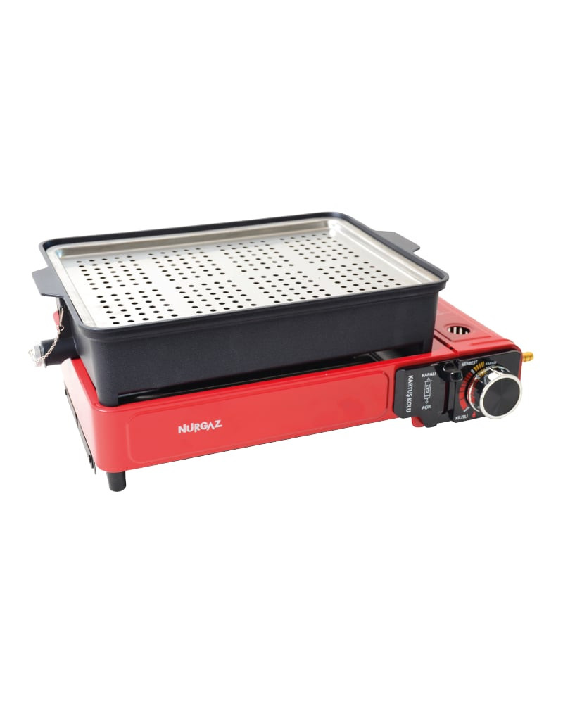 PORTATİF GAZLI BARBEKÜ VE PİŞİRME SETİ - 2