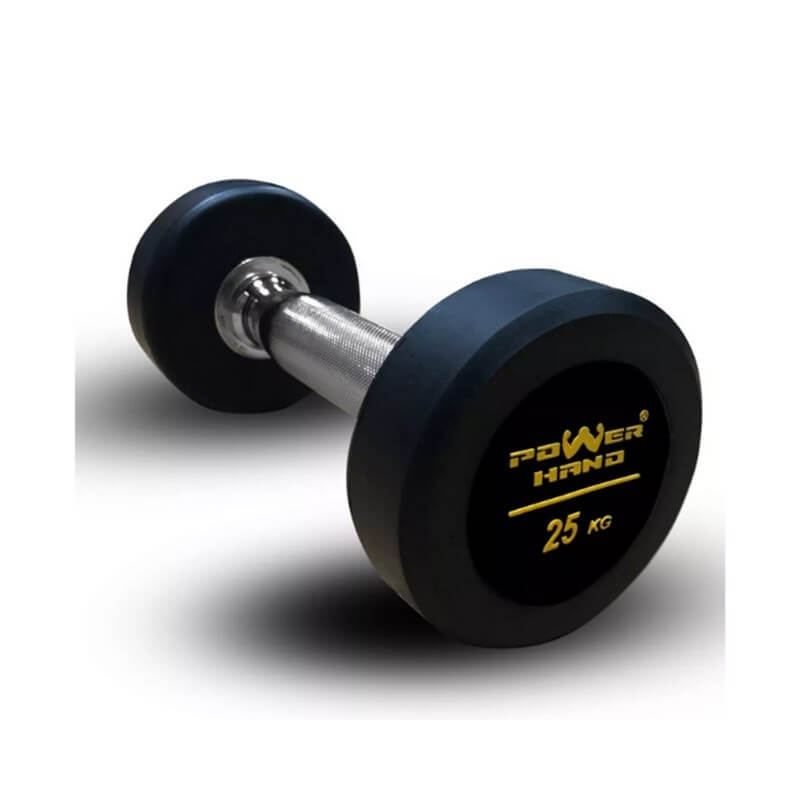 Powerhand Profesyonel Kauçuk Kaplı Dambıl 25 Kg - 2