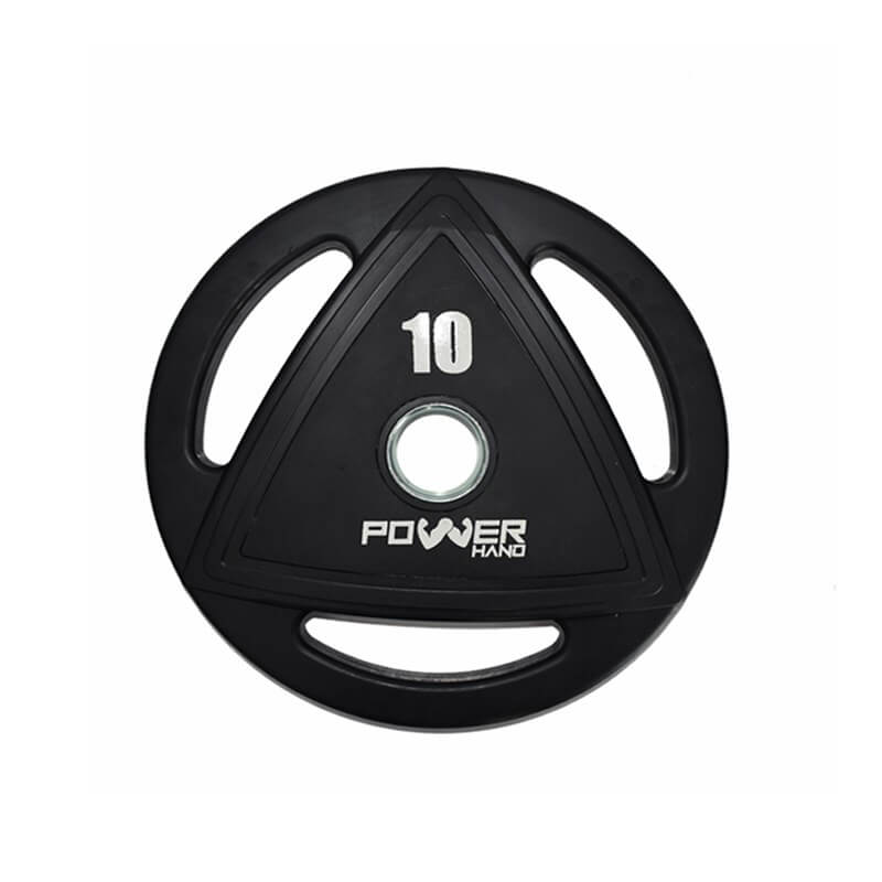 Powerhand Profesyonel Kauçuk Kaplı Olimpik Plaka 10 Kg