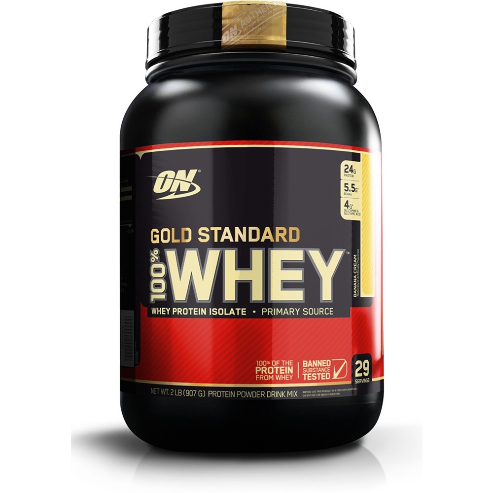 Optimum Nutrition Gold Standart Whey Muz Krema 900 Gr