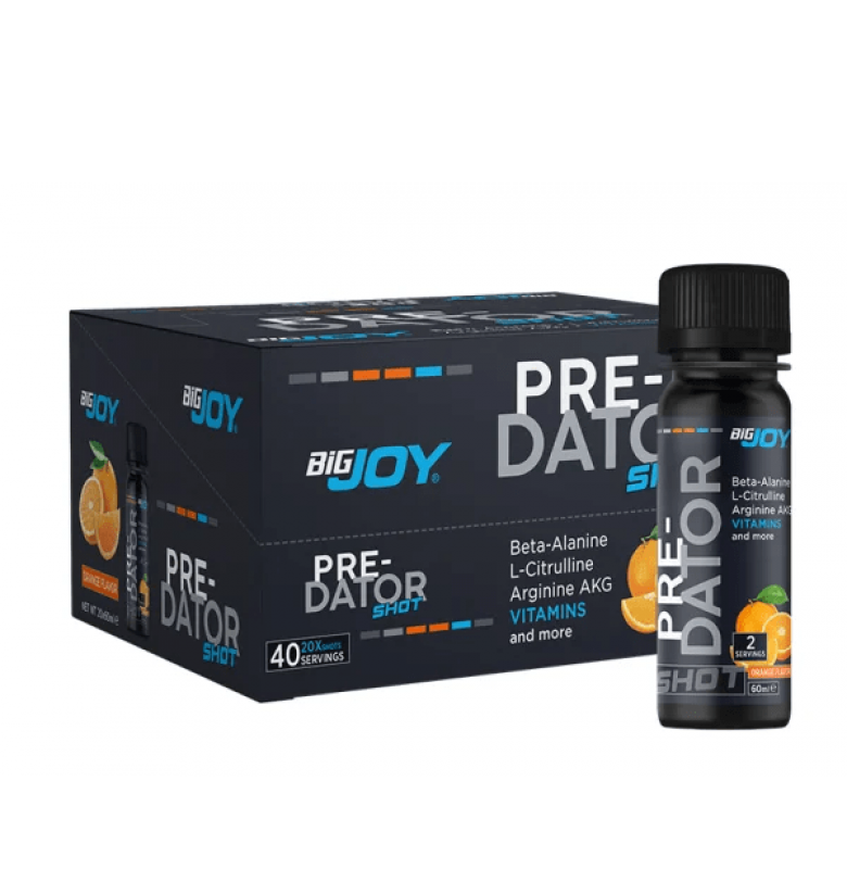 Bigjoy Predator Shot Portakal 20 Adet x 60 ml.