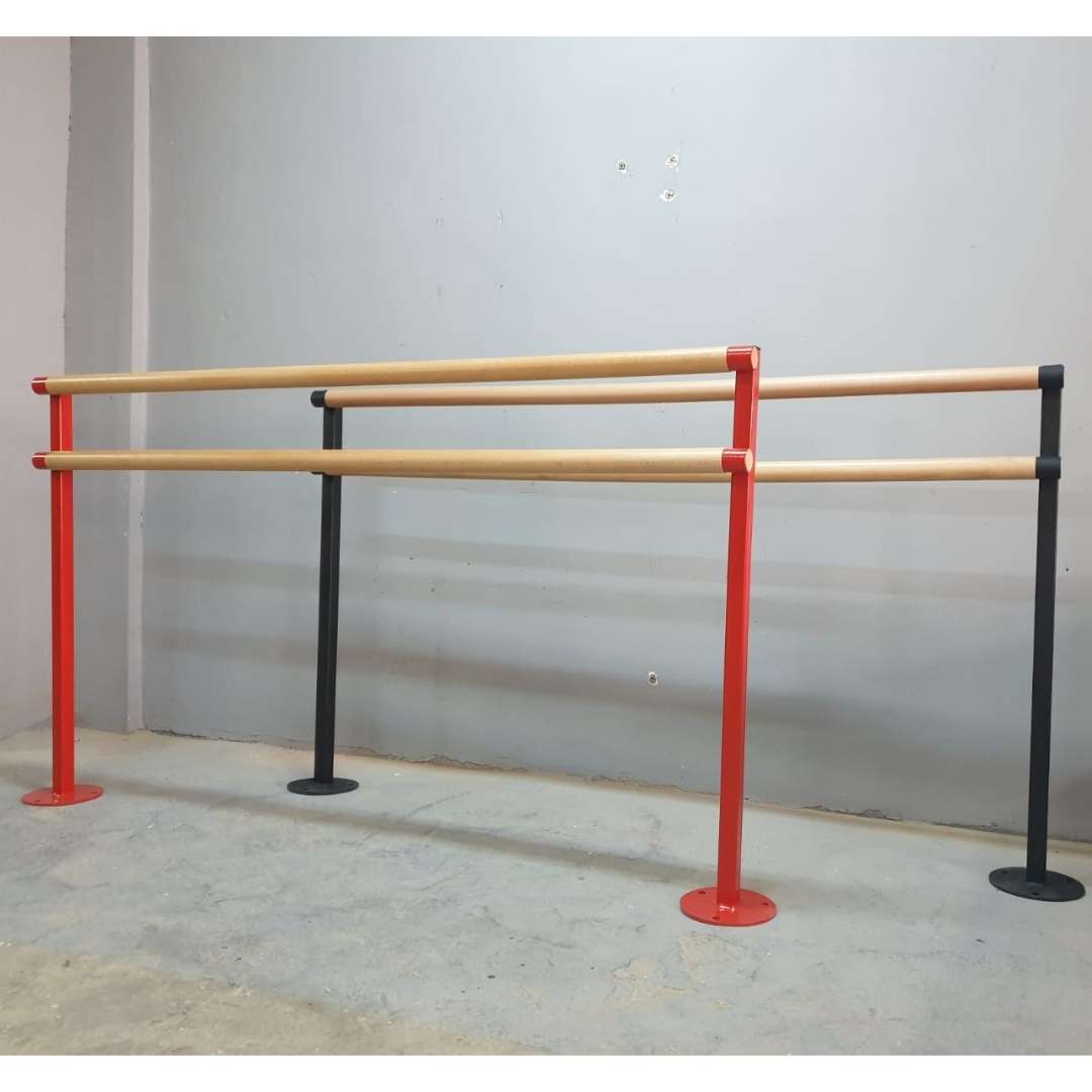 Premium Seri Sabit Çiftli Bale Barı-Siyah - 5
