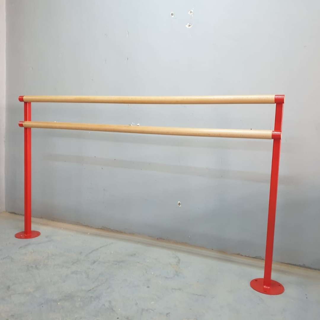 Premium Seri Sabit Çiftli Bale Barı-Kırmızı - 3