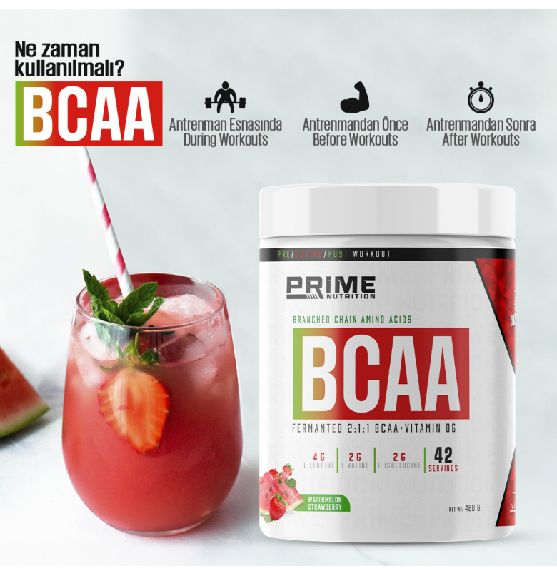 Prime Nutrition BCAA 2:1:1 Karpuz&Çilek 420 gram - 2