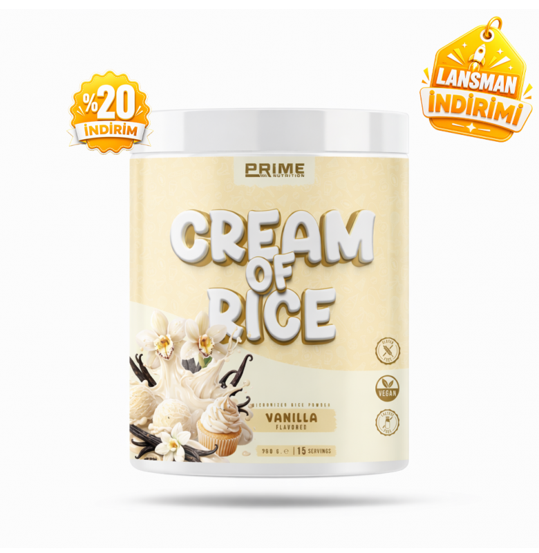 Prime Nutrition Cream Of Rice Vanilya 750 gram